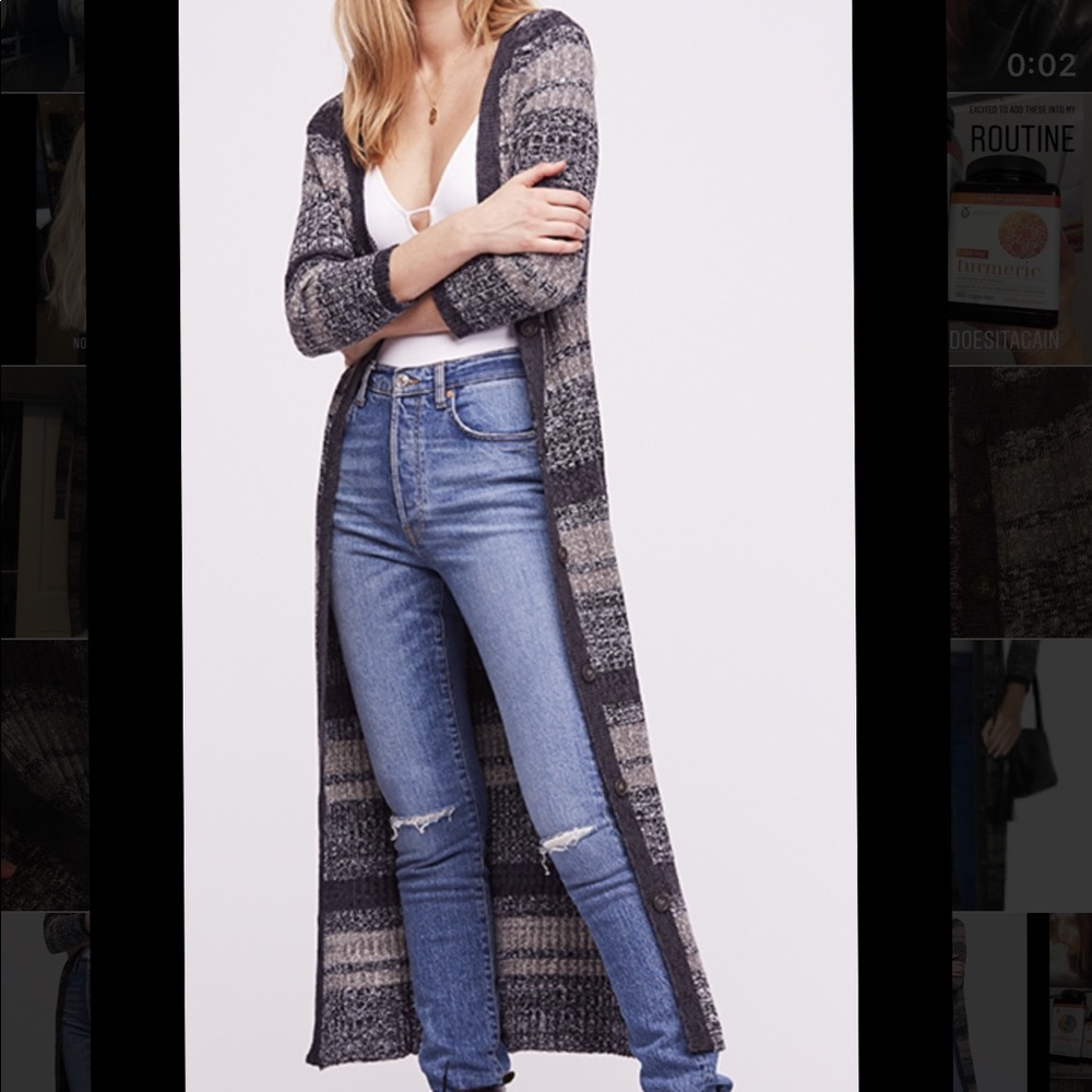 Free People Cozy Up Cardi